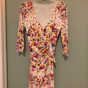 Jessica Simpson fitted floral dress